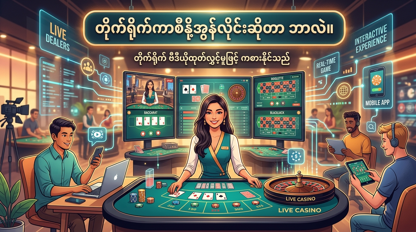 တိုက်ရိုက်ကာစီနိုတွင် ဘေးကင်းစွာ ကစားနည်း